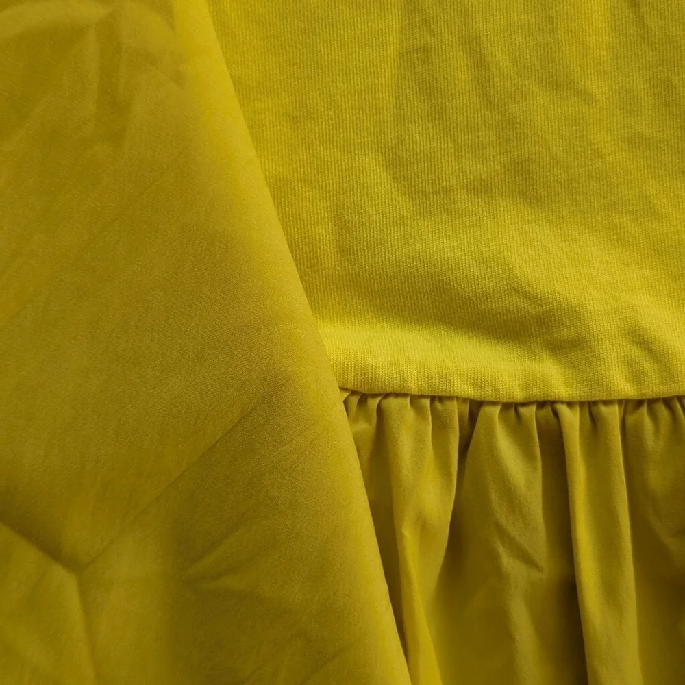 Anthropologie Yellow Drop Waist Relaxed Midi Dress XS - Picture 14 of 14